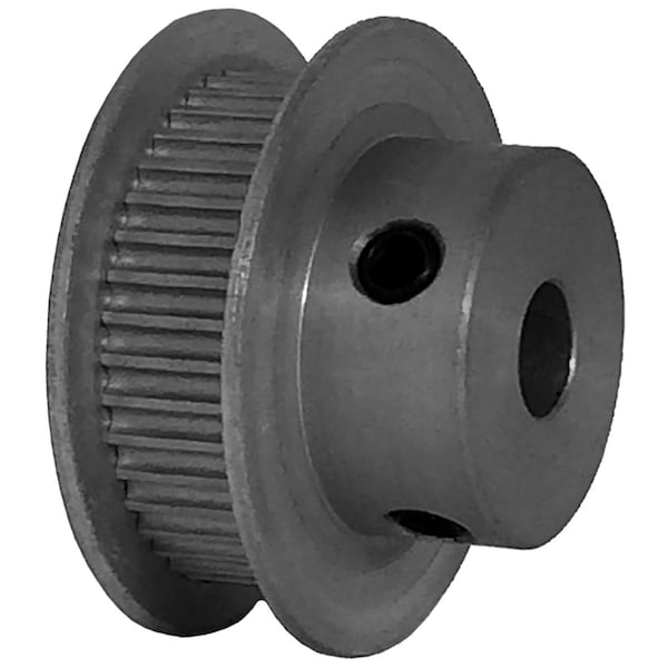 B&B Manufacturing 40-2P06-6FA3, Timing Pulley, Aluminum, Clear Anodized, 40-2P06-6FA3 - main